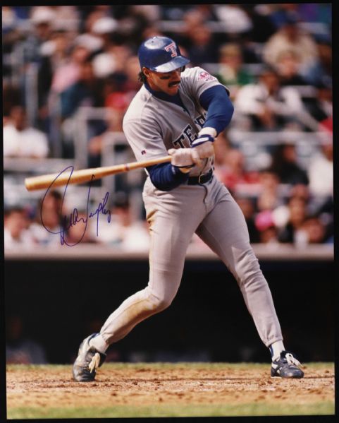 1993 Juan Gonzalez Texas Rangers Signed 16" x 20" Photos - Lot of 2 (JSA)