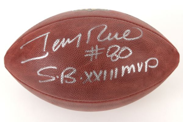 2006-11 Jerry Rice San Francisco 49ers Signed Official NFL Goodell Football (JSA)