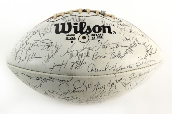 1989-2006 Green Bay Packers Signed Football w/ 60+ Signatures (MEARS LOA)