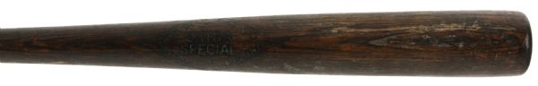 1926-28 Tom Gulley Zinn Beck Extra Special Professional Model Game Used Bat (MEARS LOA) Sidewritten "Red Holt 4-12-28"