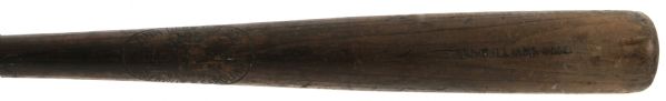 1921-30 Ken Williams St. Louis Browns Boston Red Sox Zinn Beck 100 Diamond Ace Professional Model Game Used Bat (MEARS LOA)