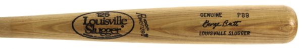 1983 George Brett Kansas City Royals Louisville Slugger Professional Model Game Used Bat (MEARS A5)