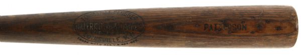 1926 Patterson Minor Leagues H&B Louisville Slugger Professional Model Game Used Bat (MEARS LOA) Sidewritten "7-7-26"