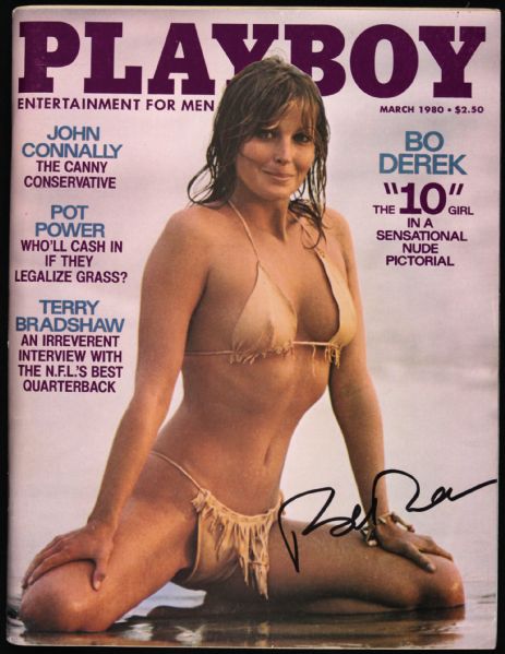 1980 Bo Derek "10" Signed Playboy Magazine (JSA)