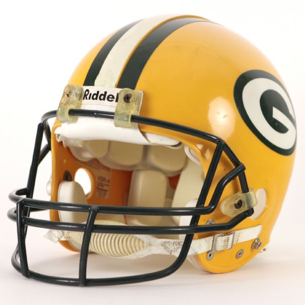 1993 Ty Detmer Green Bay Packers Game Worn Rookie Year Helmet (MEARS LOA)
