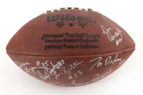 1979 Cleveland Browns Signed Wilson Official NFL Rozelle Football w/ 12 Signatures (JSA)