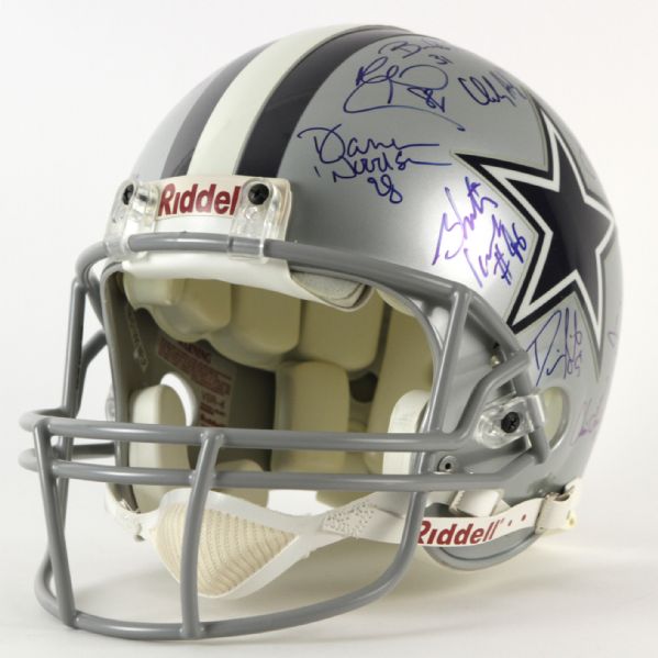 1995 Dallas Cowboys Super Bowl Champions Team Signed Full Size Helmet (MEARS LOA)