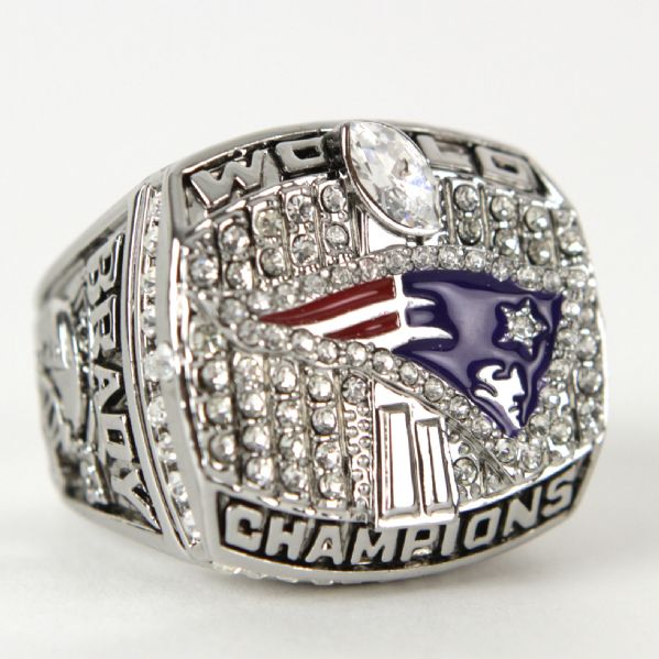 2002 Tom Brady New England Patriots High Quality Replica Super Bowl XXXVI Ring
