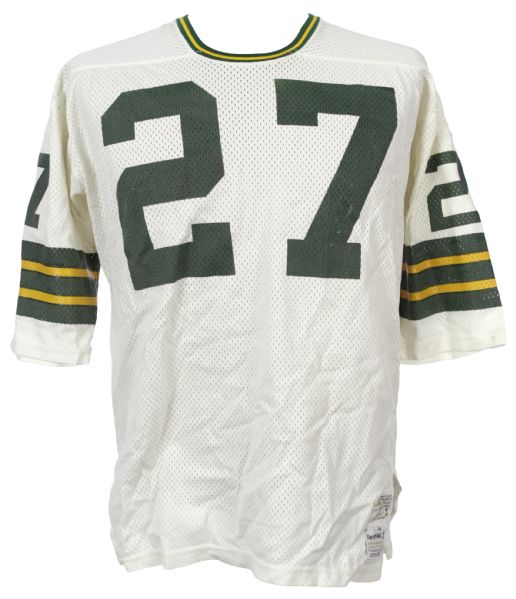 1973 Austin Hise Green Bay Packers Game Worn Road Jersey (MEARS LOA) 