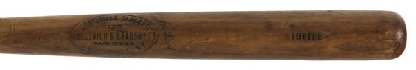 1934 Charles Tuttle Minor Leagues H&B Louisville Slugger Professional Model Game Used Bat (MEARS LOA) Sidewritten "Chas. A. Tuttle 7-21-34"