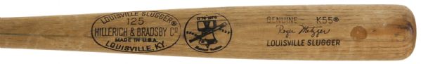 1976 Roger Metzger Houston Astros H&B Louisville Sluuger Professional Model Bicentennial Game Used Bat (MEARS LOA)