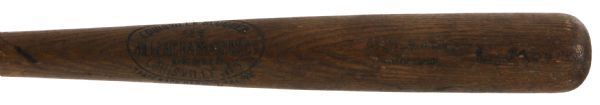1921-26 Bob Fisher Minor Leagues H&B Louisville Slugger Professional Model Game Used Bat (MEARS LOA)