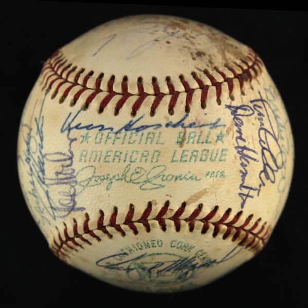 1972 Oakland Athletics World Series Champions Team Signed OAL Cronin Baseball w/ 28 Signatures Including Reggie Jackson, Rollie Fingers, Catfish Hunter & More (JSA)