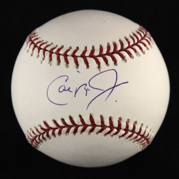 2000s Cal Ripken Baltimore Orioles Single Signed OML Selig Baseball (JSA)