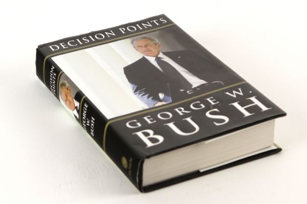 2010 President George W. Bush Signed Decision Points Hardcover Autobiography (JSA)