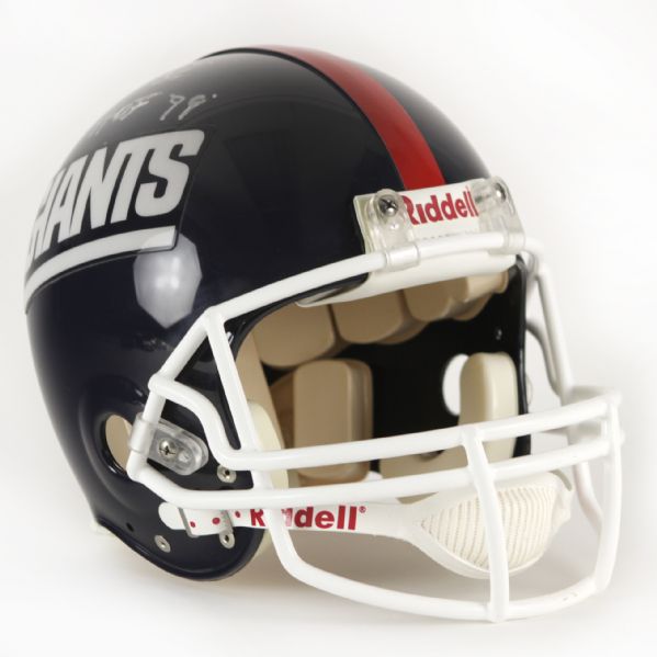 2000s Lawrence Taylor New York Giants Signed Full Size Replica Helmet (Prova Group)