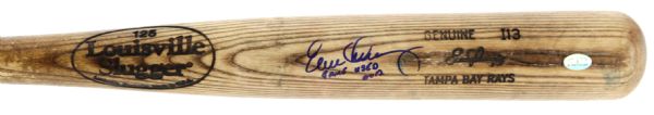 2012 Evan Longoria Tampa Bay Rays Signed Louisville Slugger Professional Model Game Used Bat (MEARS A10/Longoria Hologram)