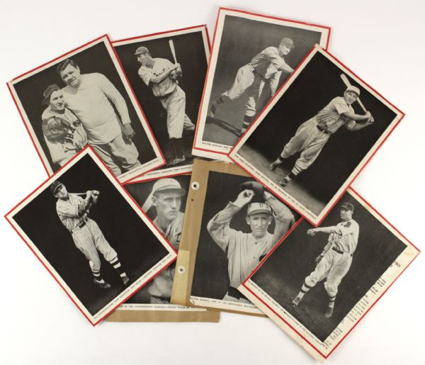 1920s-30s Hall of Famers and Stars Magazine Photo Collection - Lot of 75+