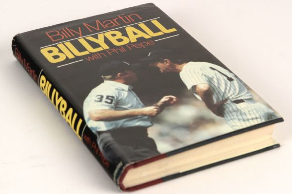 1987 Billy Martin New York Yankees Signed BillyBall Hardcover Book (JSA)