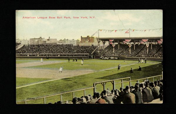 1910s New York Highalnders Hilltop Park 3.5" x 5.25" Postcard