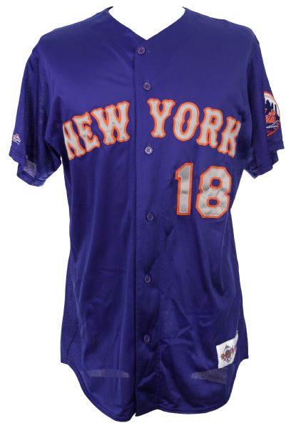 1996 Kevin Roberson New York Mets Game Worn Batting Practice Jersey (MEARS LOA) 