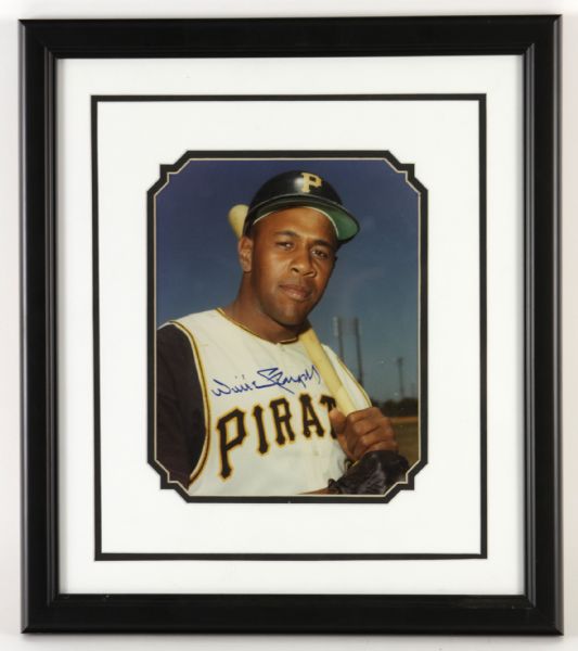 1975-82 Willie Stargell Pittsburgh Pirates Signed 16" x 18" Framed Photo (JSA) 