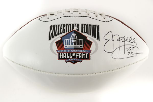 2002-12 Jim Kelly Buffalo Bills Signed Collectors Edition Hall of Fame Football (JSA)