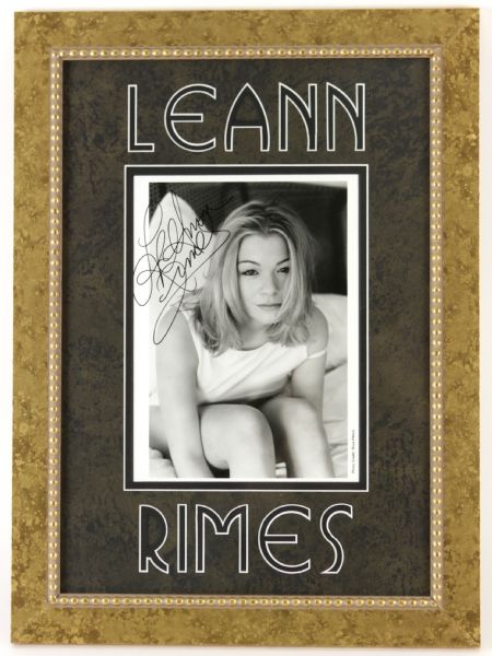 1990s Leann Rimes Signed 15" x 20" Framed Photo (JSA)