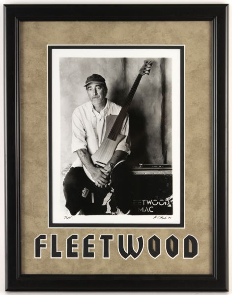 1994 Fleetwood Mac John Mcvie 15" x 19" Framed Photo 