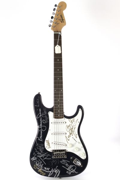 2000s Multi Signed Squier Electric Guitar w/ 12 Signatures Including Ronnie James Dio (JSA)