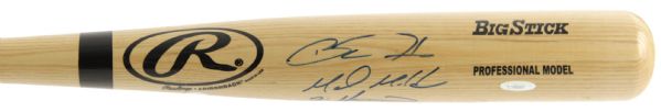 2001 Barry Zito Tim Hudson Mark Mulder Oakland Athletics Signed Rawlings Bat (MLB Hologram)