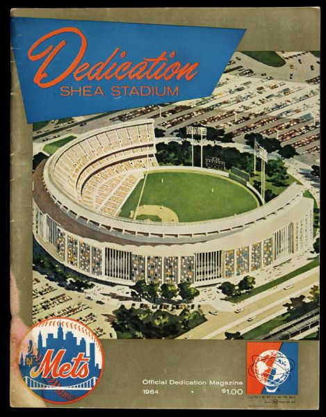 1964 New York Mets Shea Stadium Official Dedication Magazine