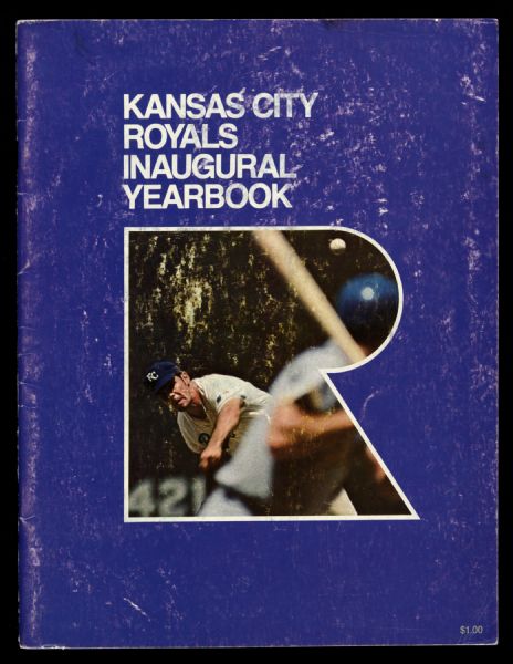 1969 Kansas City Royals Inaugural Season Team Yearbook