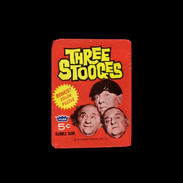 1965-66 Fleer Three Stooges Trading Card Wrapper