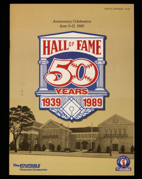 1989 Baseball Hall of Fame 50th Anniversary Memorabilia Collection - Lot of 4