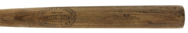 1911-16 H. Bell J.F. Hillerich & Son Co. Louisville Slugger Professional Model Game Used Bat (MEARS LOA)