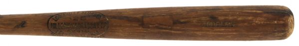 1924 Rodgers H&B Louisville Slugger Professional Model Game Used Bat (MEARS LOA) Sidewritten "Pete Johns 6-7-24"