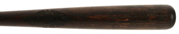 1924-30 J.C. Walsh Sidewritten Krens Special Professional Model Game Used Bat (MEARS LOA)