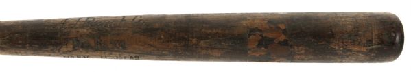 1905-15 circa Sidewritten AJ Reach Co. Deluxe No. N-15 Model A9 Professional Model Game Used Bat (MEARS LOA)