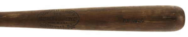 1934 Victor Zupancic H&B Louisville Slugger Professional Model Game Used Bat (MEARS LOA) Sidewritten "Victor Zupancic 6-13-34"