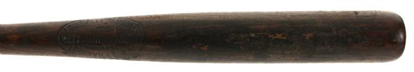 1922 Blank Barrel H&B Louisville Slugger Professional Model Game Used Bat (MEARS LOA) Sidewritten "8-17-22"