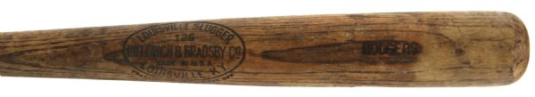 1928 Don Rodgers H&B Louisville Slugger Professional Model Game Used Bat (MEARS LOA) Sidewritten "Don Rodgers 8-9-28"
