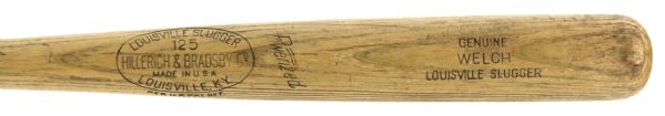 1950-60 Welch H&B Louisville Slugger Professional Model Game Used Bat (MEARS LOA)