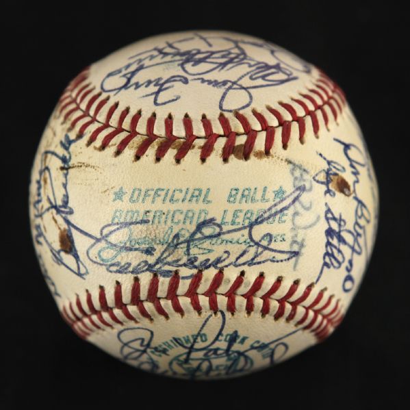 1972 Baltimore Orioles Team Signed OAL Cronin Baseball w/ 28 Signatures Including Brooks Robinson, Earl Weaver, Jim Palmer & More (JSA)
