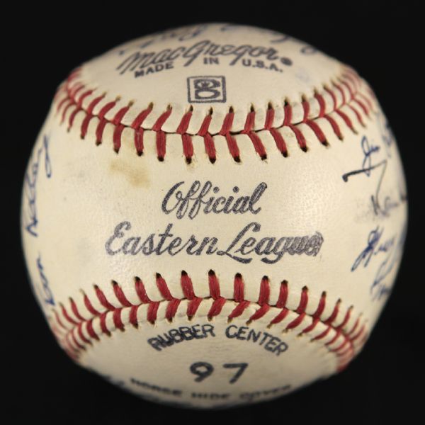 1964 Charleston Indians Team Signed Official Eastern League Baseball w/ 16 Signatures (MEARS LOA)