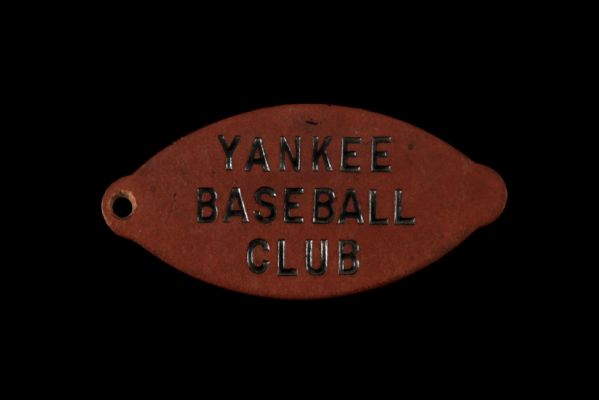 1950s-60s New York Yankees Luggage Tag