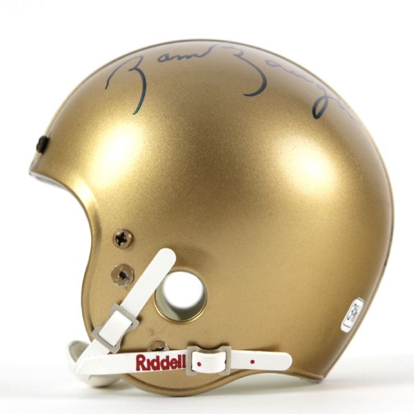 2000s Sammy Baugh Washington Redskins Signed Mini Helmet (JSA Full Letter)