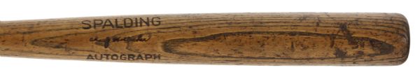 1918-24 Charlie Hollocher Chicago Cubs Spalding Professional Model Game Used Bat (MEARS LOA)