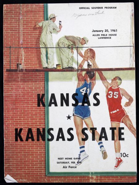 1959-65 College Basketball Program & Yearbook Collection - Lot of 12