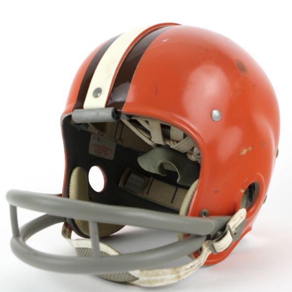 1970s Cleveland Browns Game Worn Riddell Kra-Lite Suspension Helmet (MEARS LOA)
